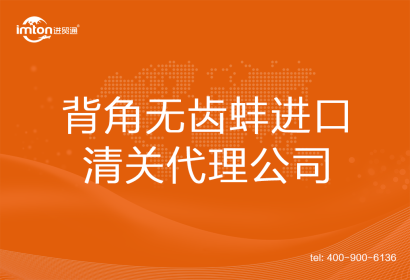 背角無齒蚌進口清關代理公司