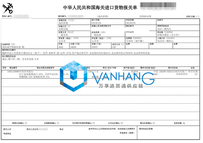 敘利亞化妝品進口報關流程 敘利亞化妝品進口報關流程